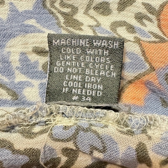 J Gee Off Shoulder Bohemian Dress size 2X - Picture 7 of 8